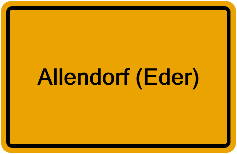 Handelsregisterauszug Allendorf (Eder)